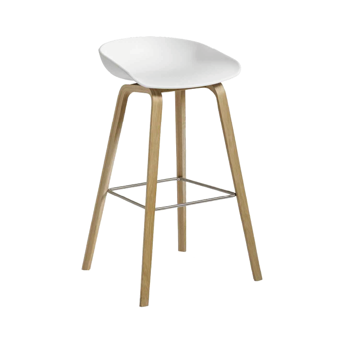 Barhocker HAY, Eiche-Weiß